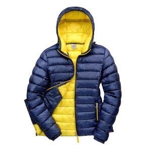 Result Urban Womens/Ladies Snow Bird Padded Jacket / Navy/Yellow